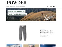 Desktop screenshot for powder.com