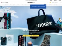 Desktop screenshot for selfridges.com