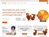 Desktop screenshot for voya.com