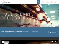 Desktop screenshot for tellthechef.com