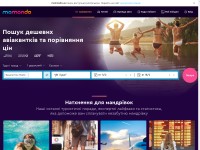 Desktop screenshot for momondo.ua