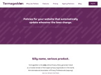 Desktop screenshot for termageddon.com