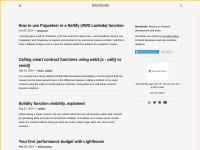 Desktop screenshot for bitsofco.de