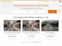 Desktop screenshot for apartmentfinder.com