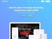 Desktop screenshot for uvpn.me