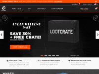 Desktop screenshot for lootcrate.com