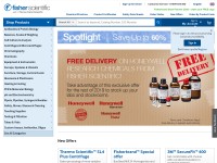 Desktop screenshot for fishersci.eu