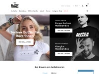 Desktop screenshot for rave-clothing.com