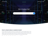 Desktop screenshot for hostingcheck.net