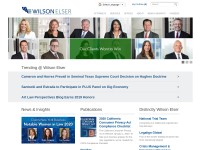 Desktop screenshot for wilsonelser.com