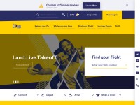 Screenshot of dubaiairports.ae