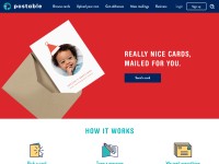 Desktop screenshot for postable.com