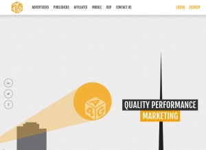 How a4g.com looks like on a tablet such as an iPad.