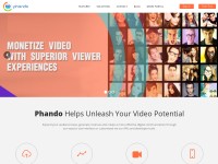 Desktop screenshot for phando.com