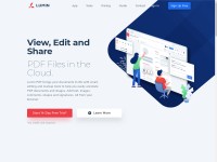 Desktop screenshot for luminpdf.com