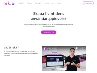 Desktop screenshot for rek.ai