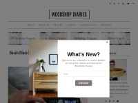 Desktop screenshot for woodshopdiaries.com