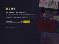 Desktop screenshot for vrv.co