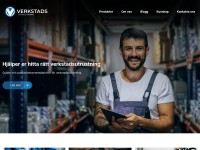 Screenshot of verkstadsutrustning.com