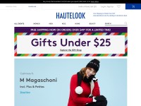 Desktop screenshot for hautelook.com