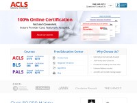 Desktop screenshot for aclsmedicaltraining.com