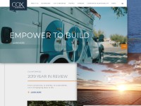Desktop screenshot for coxinc.com