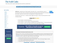 Desktop screenshot for theswiftcodes.com