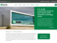 Desktop screenshot for aosmith.com