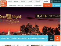 Desktop screenshot for giftoflife.org