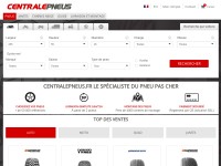 Desktop screenshot for centralepneus.fr