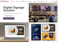 Desktop screenshot for dotsignage.com