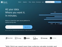 Desktop screenshot for stitchdata.com