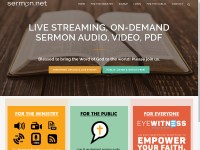 Desktop screenshot for sermon.net