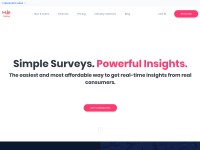 Desktop screenshot for pollfish.com