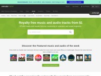 Desktop screenshot for audiojungle.net