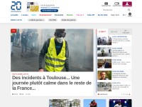 Desktop screenshot for 20minutes.fr