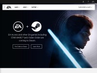Desktop screenshot for ea.com