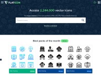 Desktop screenshot for flaticon.com