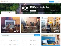 Desktop screenshot for hosting.de