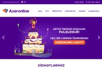 Desktop screenshot for azeronline.com