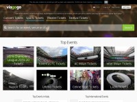 Desktop screenshot for viagogo.it