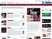 Desktop screenshot for prestomusic.com