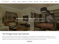 Desktop screenshot for prestigesmartcity.in