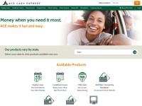 Desktop screenshot for acecashexpress.com