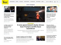 Desktop screenshot for vox.com