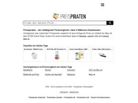 Desktop screenshot for preispiraten.de