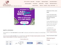 Desktop screenshot for shelovesmath.com