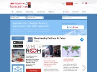 Desktop screenshot for snow-forecast.com