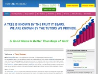 Desktop screenshot for tutorbureau.com