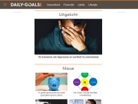 Desktop screenshot for daily-goals.com